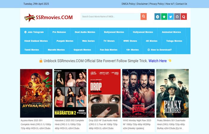 SSRmovies.COM Official Site!